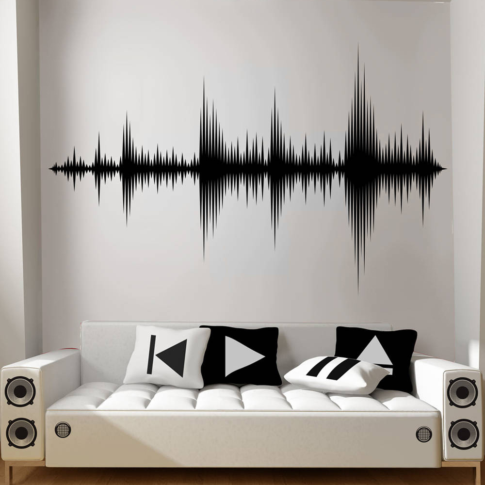 Audio Wave Wall Decal Sound Wa - Audio Music Remover recension och pris