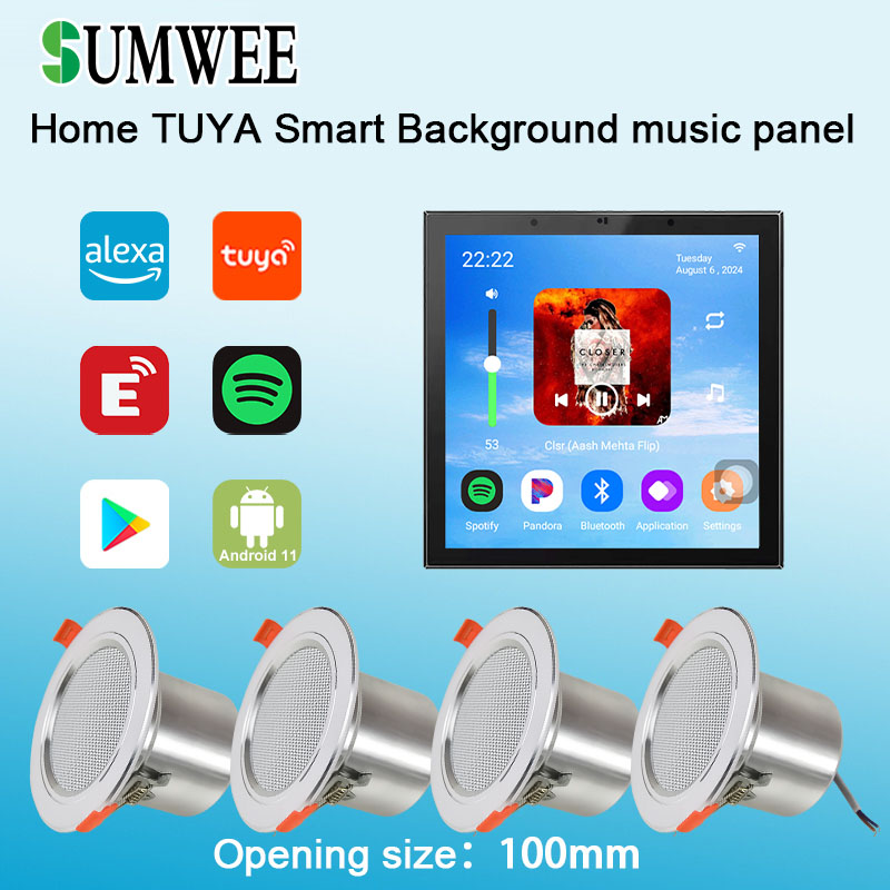 4 Inch Android 11 Tuya Smart H - Audio Music For Background recension och pris