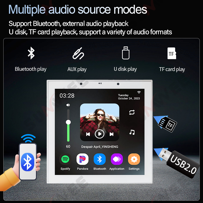 4 Inch Android 11 Tuya Smart H - Audio Music For Background recension och pris