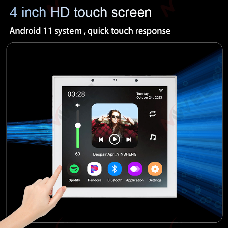 4 Inch Android 11 Tuya Smart H - Audio Music For Background recension och pris