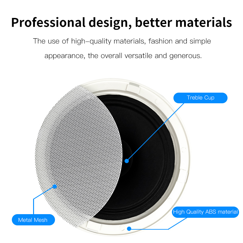 6 Inch 8ohm Ceiling Speaker Fu - Audio Music For Background recension och pris