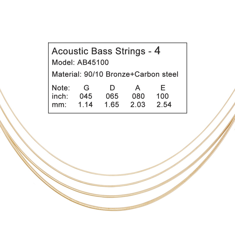 4 Strings Acoustic Bass  ANTI- - Bass Guitar Strings recension och pris