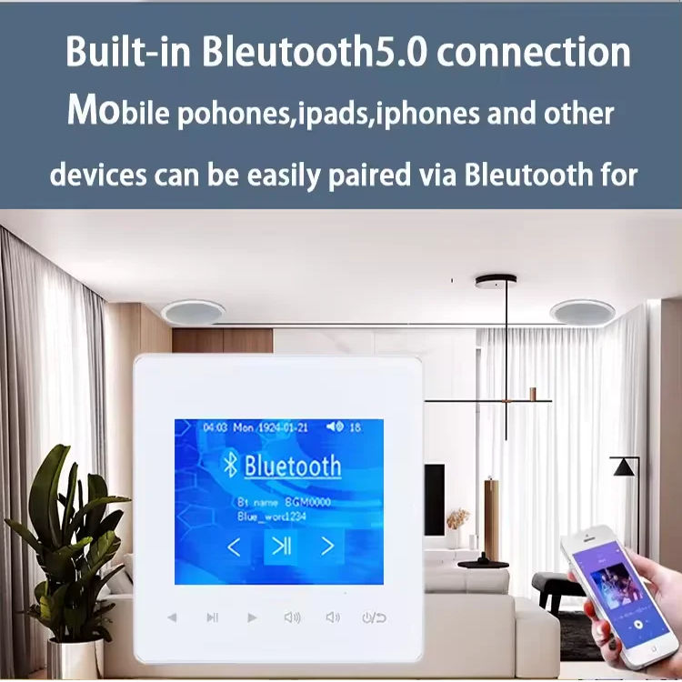 Home Bluetooth Wall Amplifier  - Audio Music For Background recension och pris