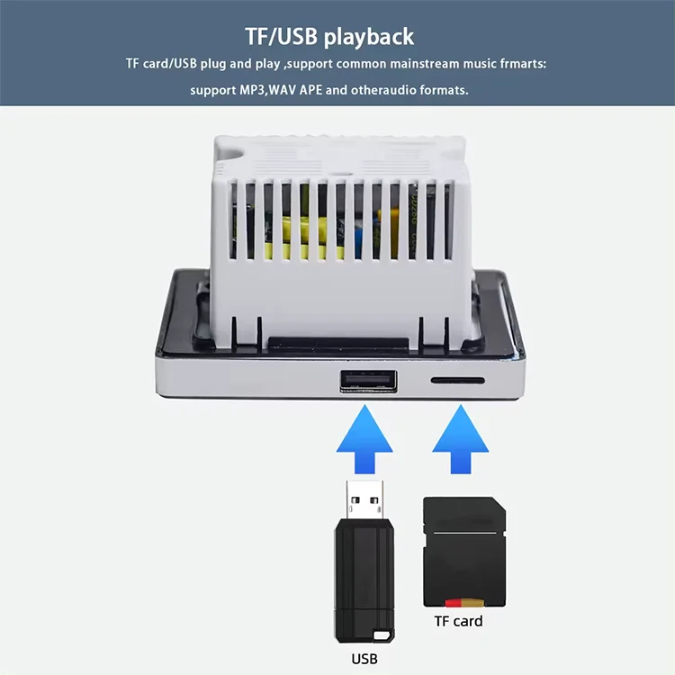 Home Bluetooth Wall Amplifier  - Audio Music For Background recension och pris