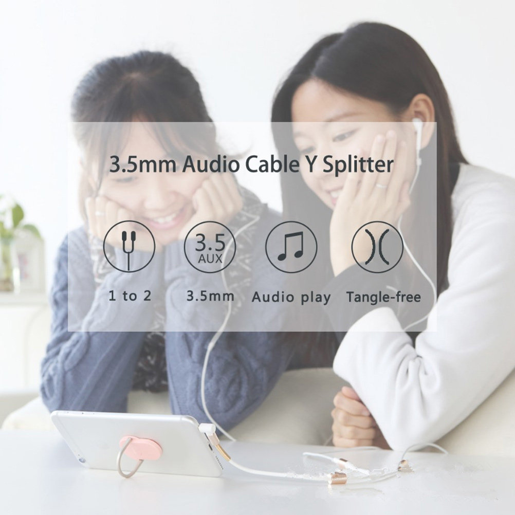 Dual 3.5mm Audio Line Aux Spli - Audio Music Online recension och pris
