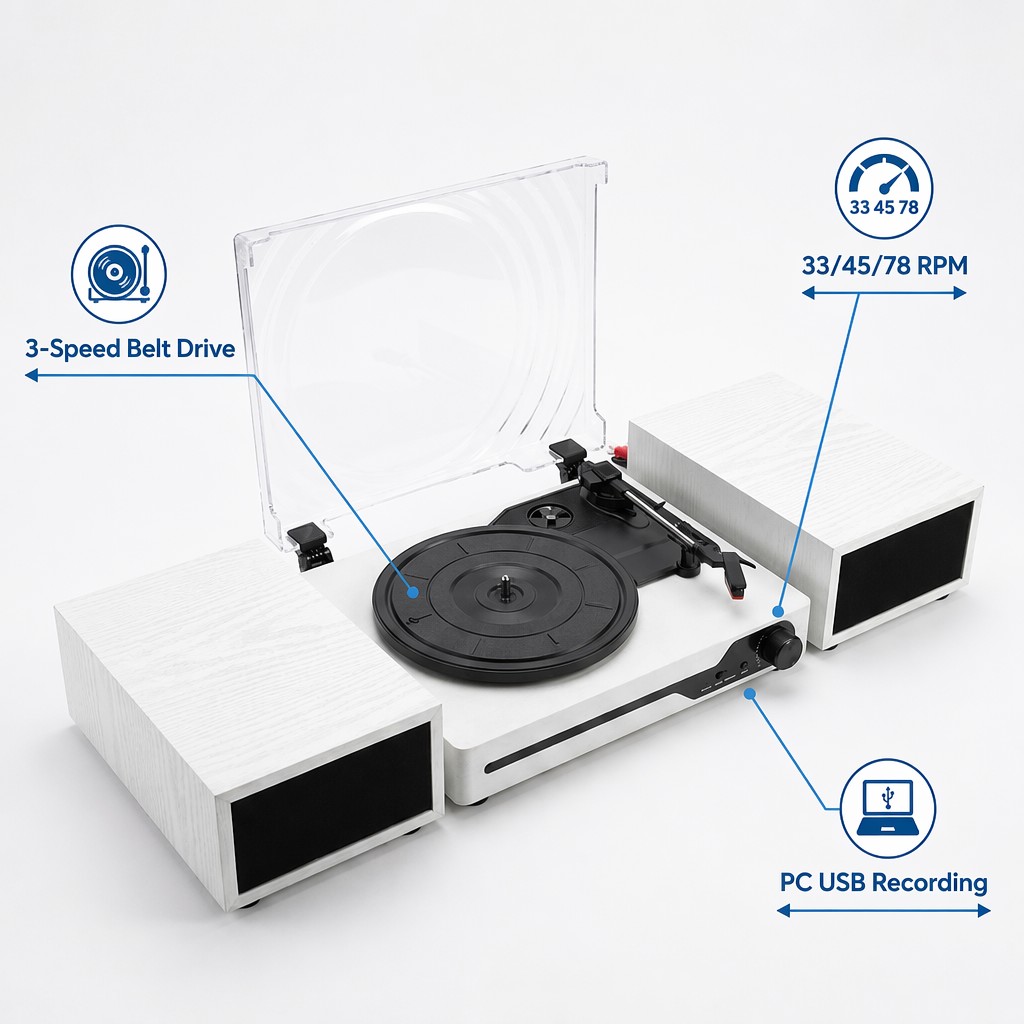 Luxury Music Lover Gift Stable - Audio Music Separate recension och pris
