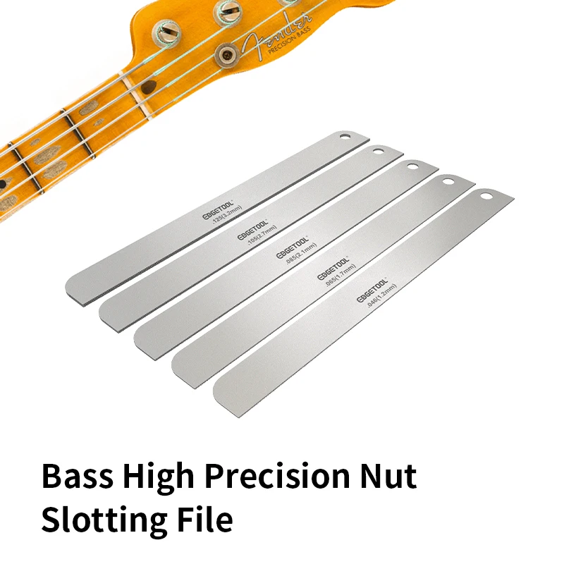 Gauged Nut Slotting File Set f - Bass Guitar Strings recension och pris