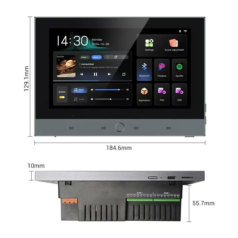 Touch Screen Remote Control Wi - Audio Music For Background recension och pris