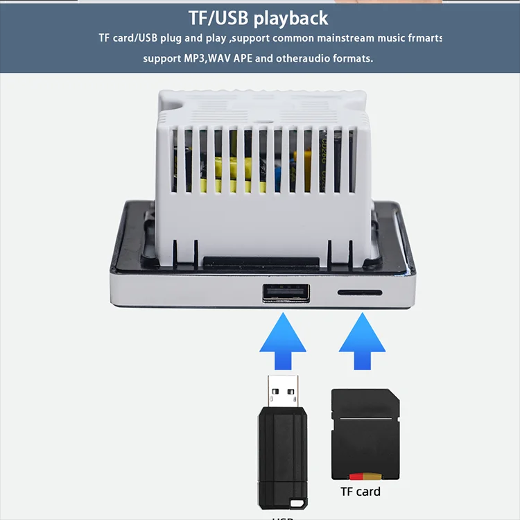 Bluetooth Wall Amplifier Home  - Audio Music For Background recension och pris