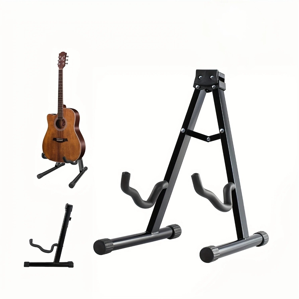 Portable Foldable Guitar Stand - Bass Guitar Strings recension och pris